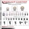 Service Caster 4'' Nylon Swivel 1-3/4'' Expanding Stem Caster Total Lock Brake SCC-EXTTL20S414-NYS-134 - alternate 3